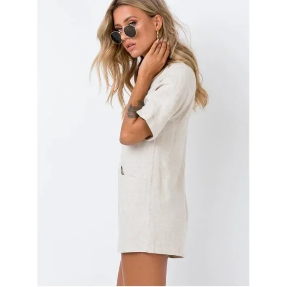 *SOLD* Princess Polly Zara Romper in Natural 10 - Picture 3 of 10